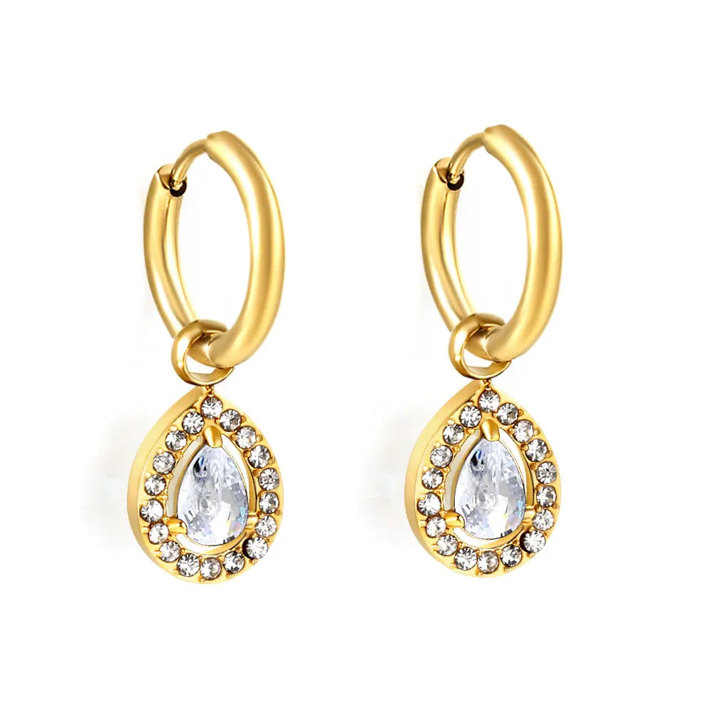 Mini Diamante Earrings