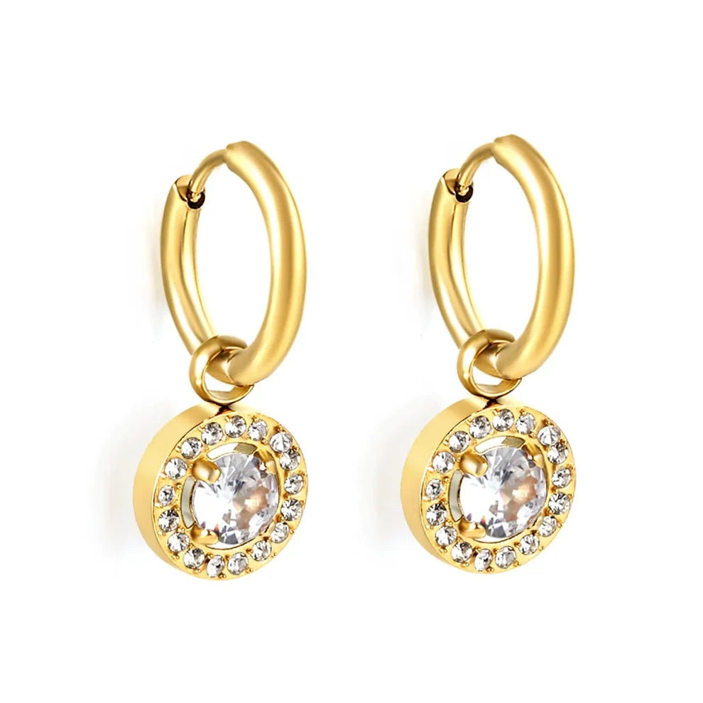 Mini Diamante Earrings
