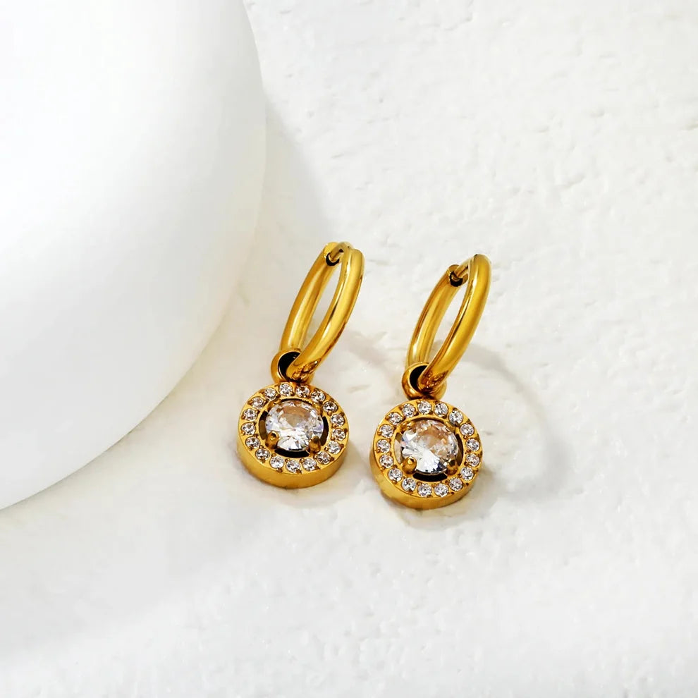Mini Diamante Earrings