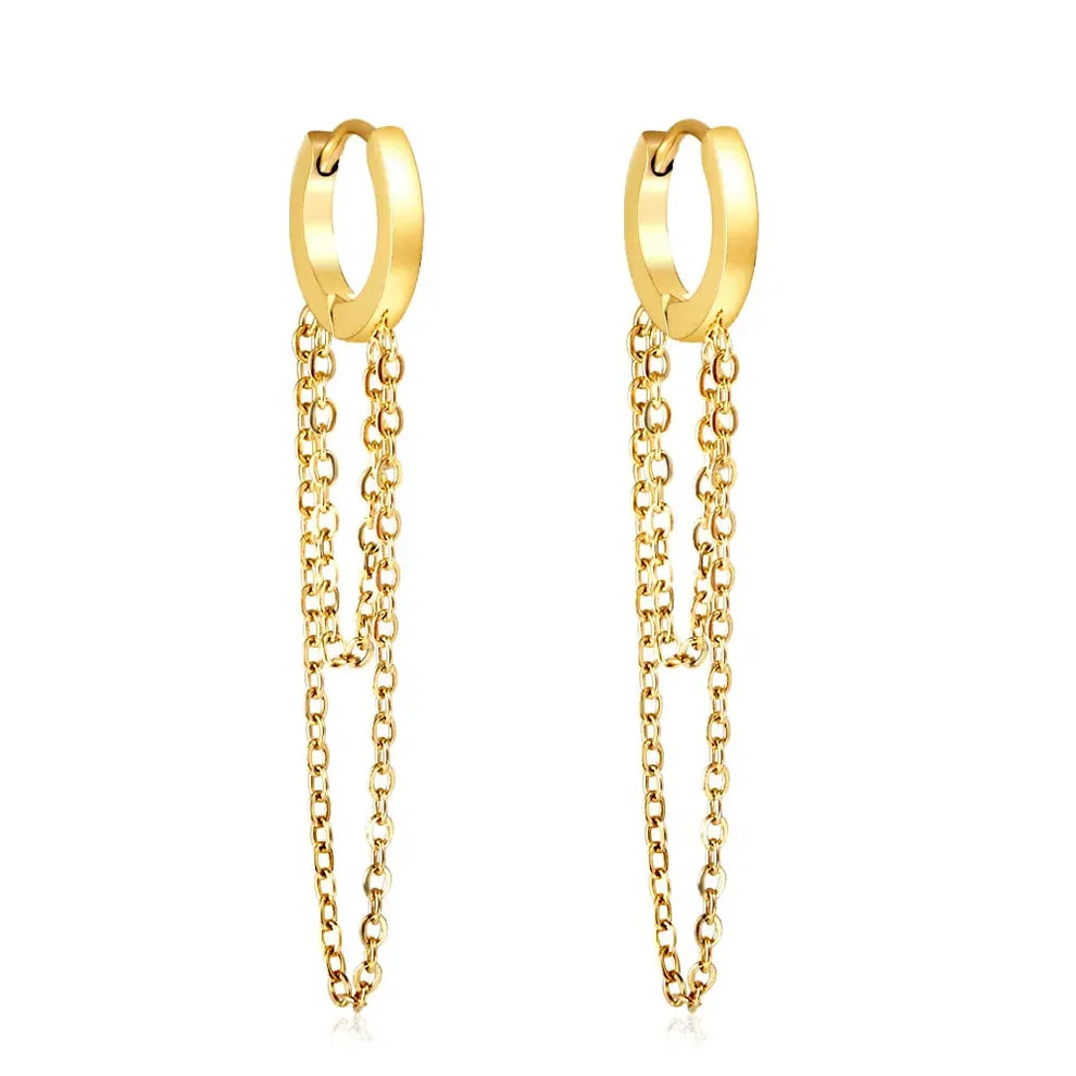 Aura Drop chain Earrings