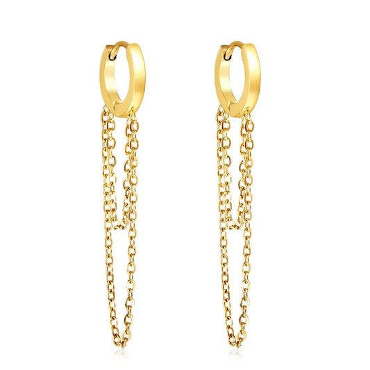 Aura Drop chain Earrings