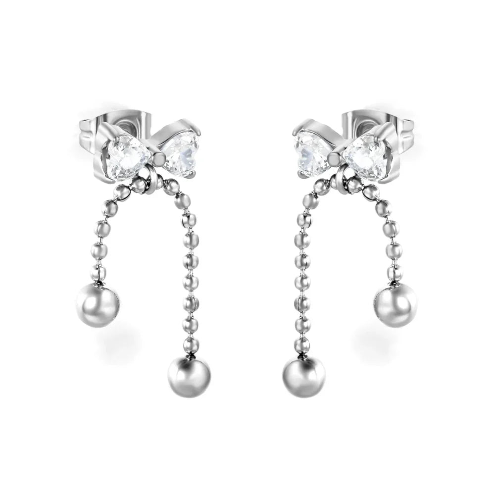 Mini Bow drop Earrings